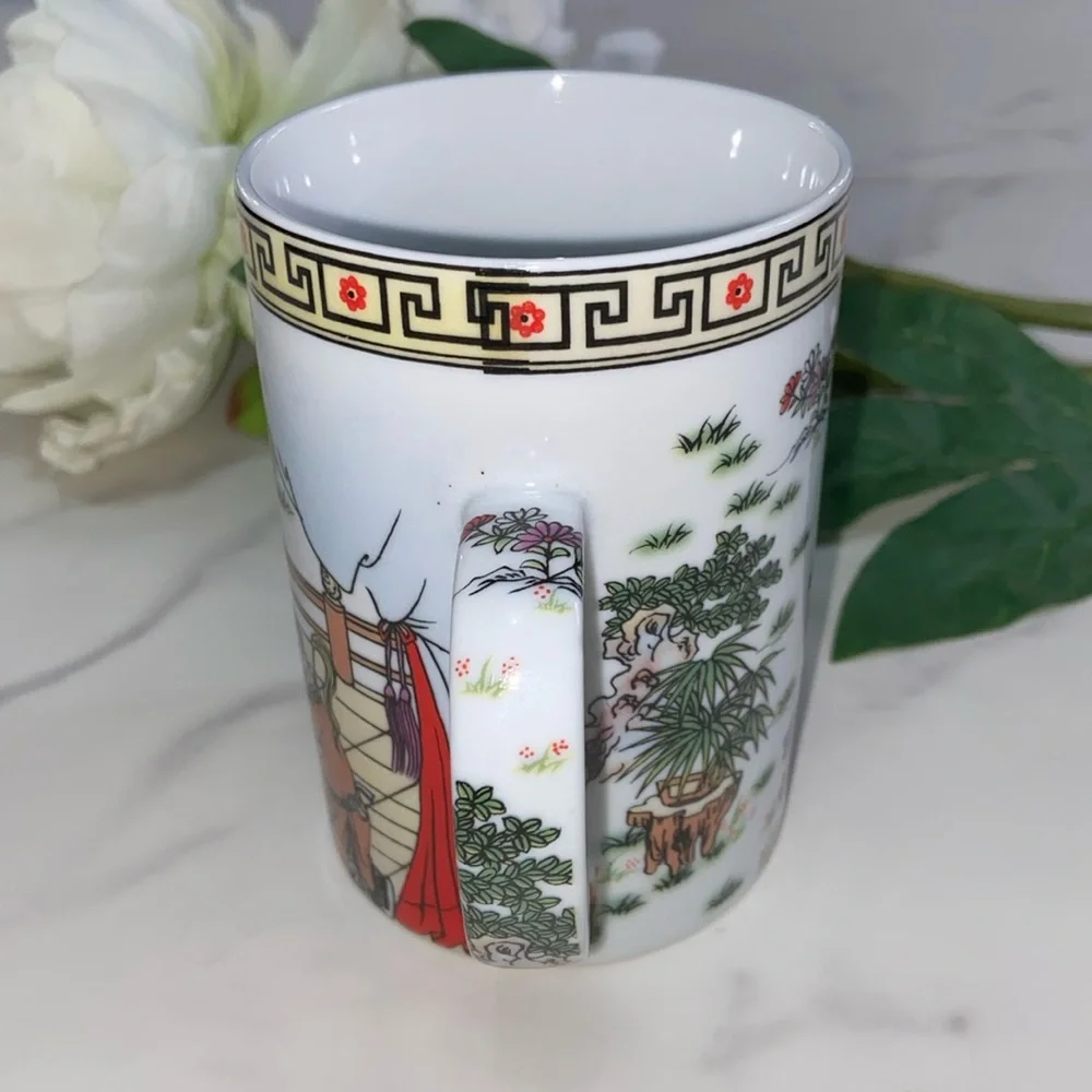 Asian Lady’s Collectible Coffee Cup